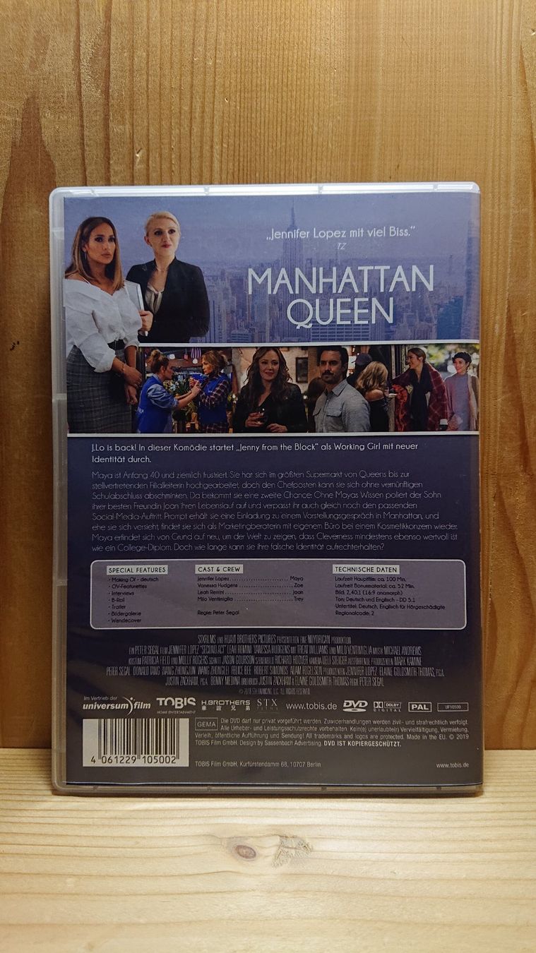 Tutti i DVDs: MANHATTAN QUEEN DVD mit Jennifer Lopez – Usato da Wilderswil venduto da Exebub 1