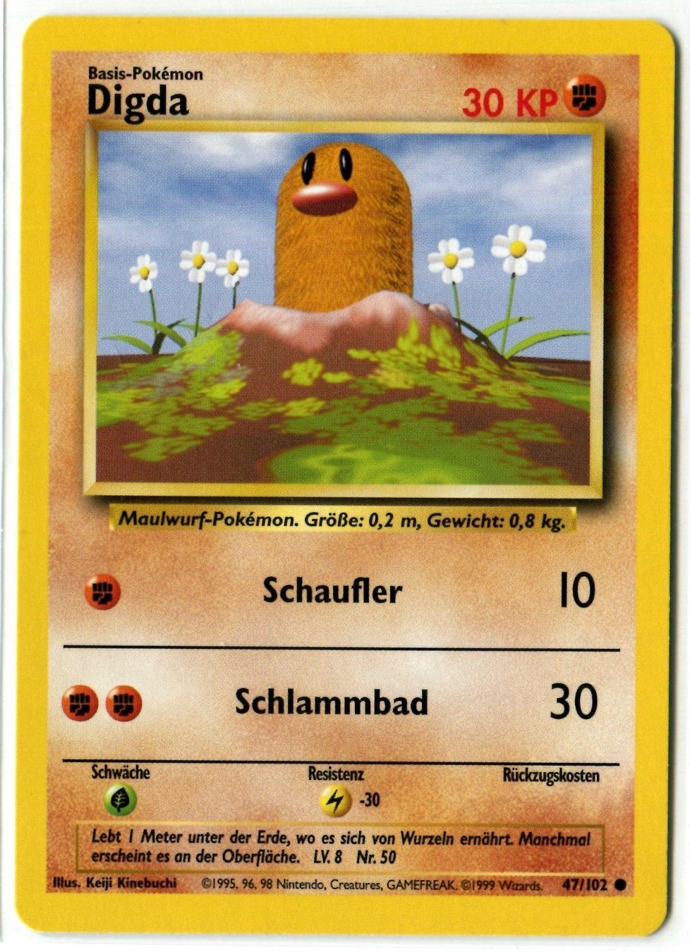 Pokémon Sammelbilder & Trading cards: Digda Basis Set 47/102 Deutsch – Neu (gemäss Beschreibung) aus Dornach von Deco89