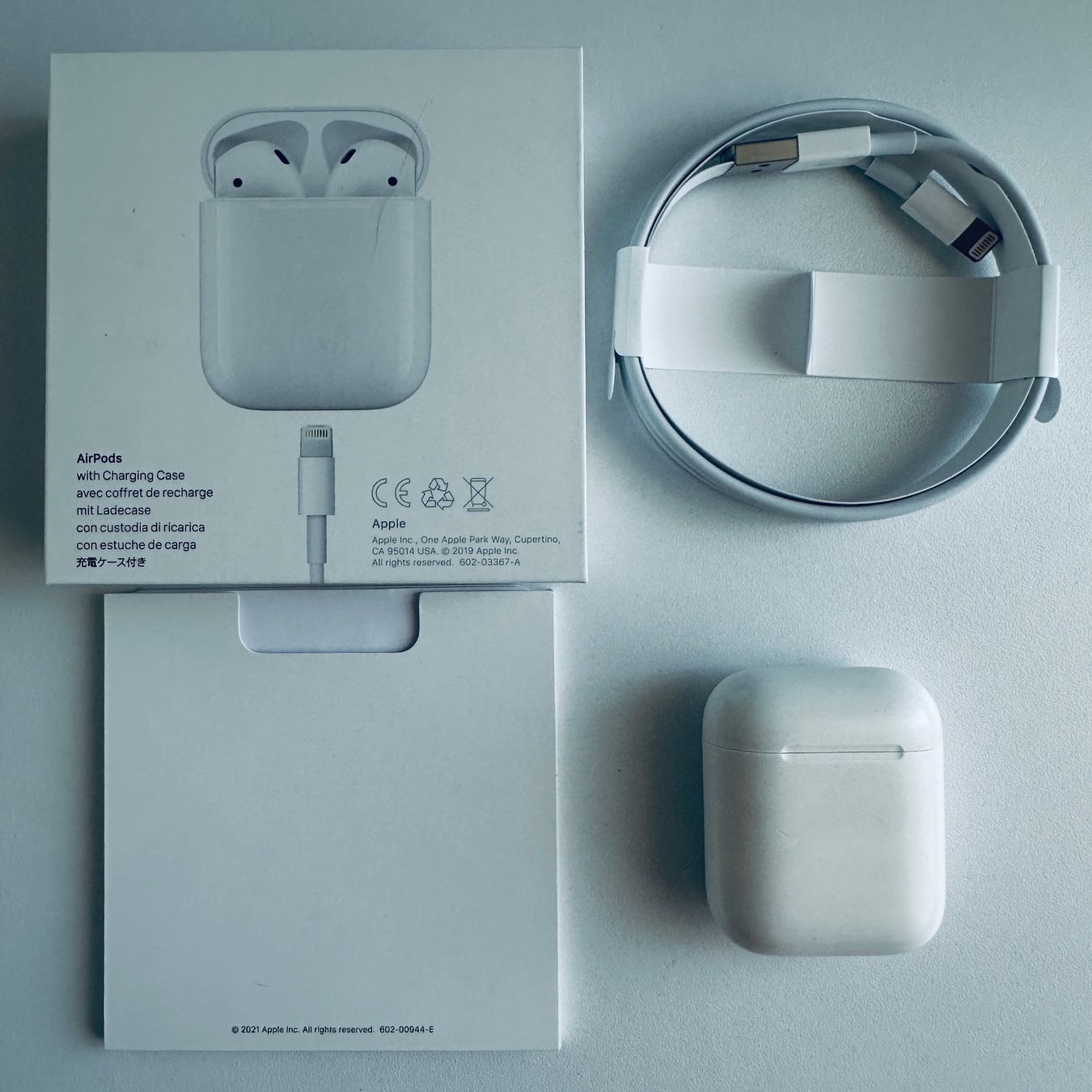 Apple Cuffie: Original Apple AirPods 2 Kopfhörer Wireless Lightning Kabel – Usato da Basel venduto da MY.AIRPODS.SHOP 1