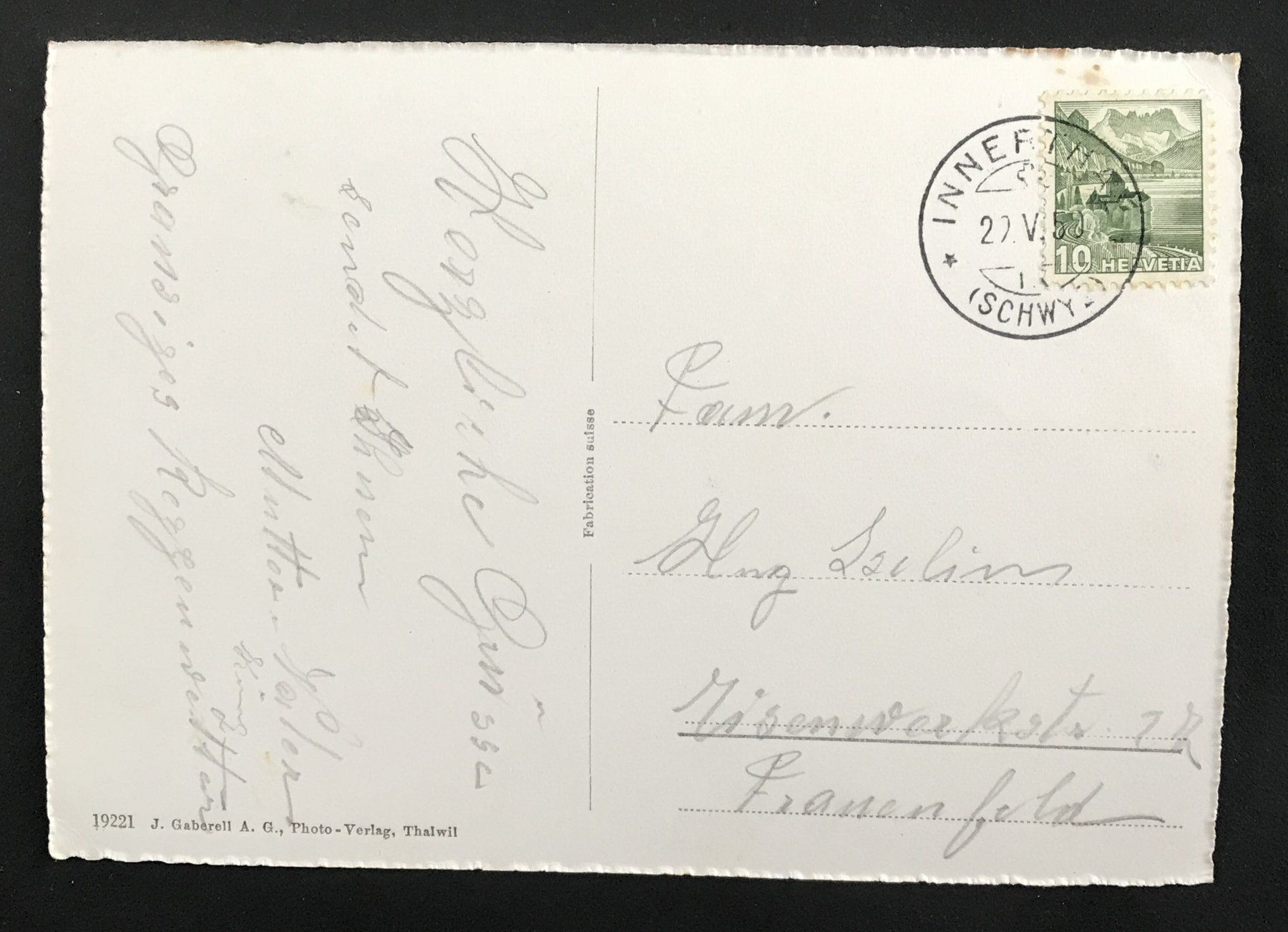 Cartoline postali: ALTE ANSICHTSKARTE STAUSEE WÄGGITAL – Usato da Ostermundigen venduto da wini63 1
