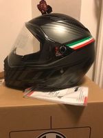 NEU! AGV AX-8 Naked Carb. Int.-Helm + Zusatzvisier getönt