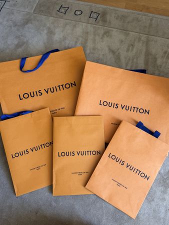 Louis Vuitton Einkaufstaschen Orange