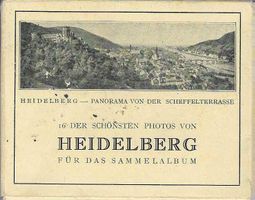 Heidelberg 16 der schönsten Fotos 1937, 7 x 9 cm