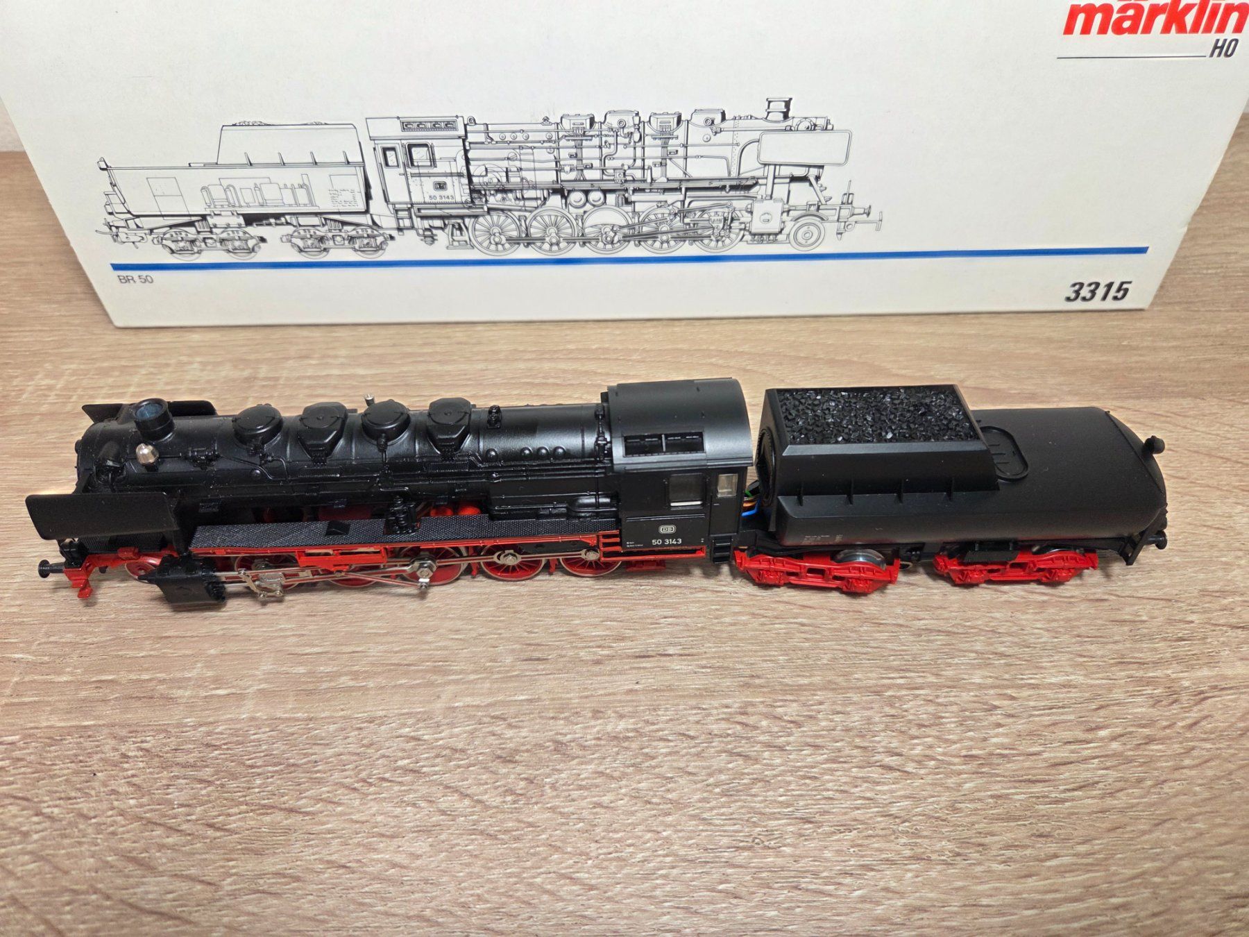 Märklin Modelleisenbahnen: Märklin 3315 Dampflok BR 50 DB H0 – Gebraucht aus St-Aubin-Sauges von Lo_Go 4