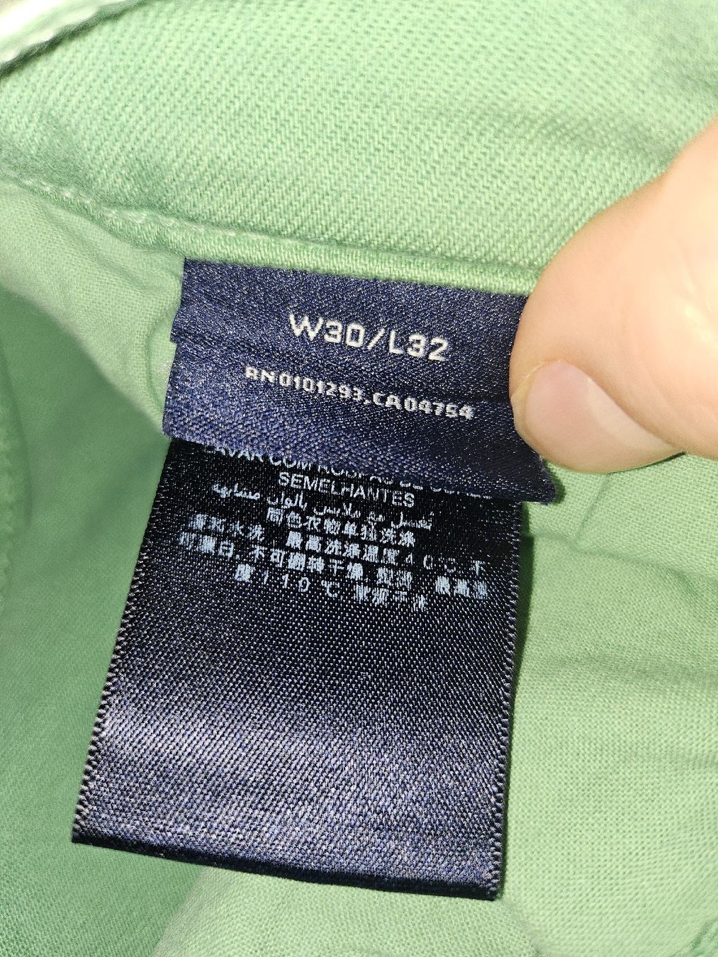 Jeans: Jean GANT Audrey vert clair W30/L32 – Usato da Donneloye venduto da stestenat 2