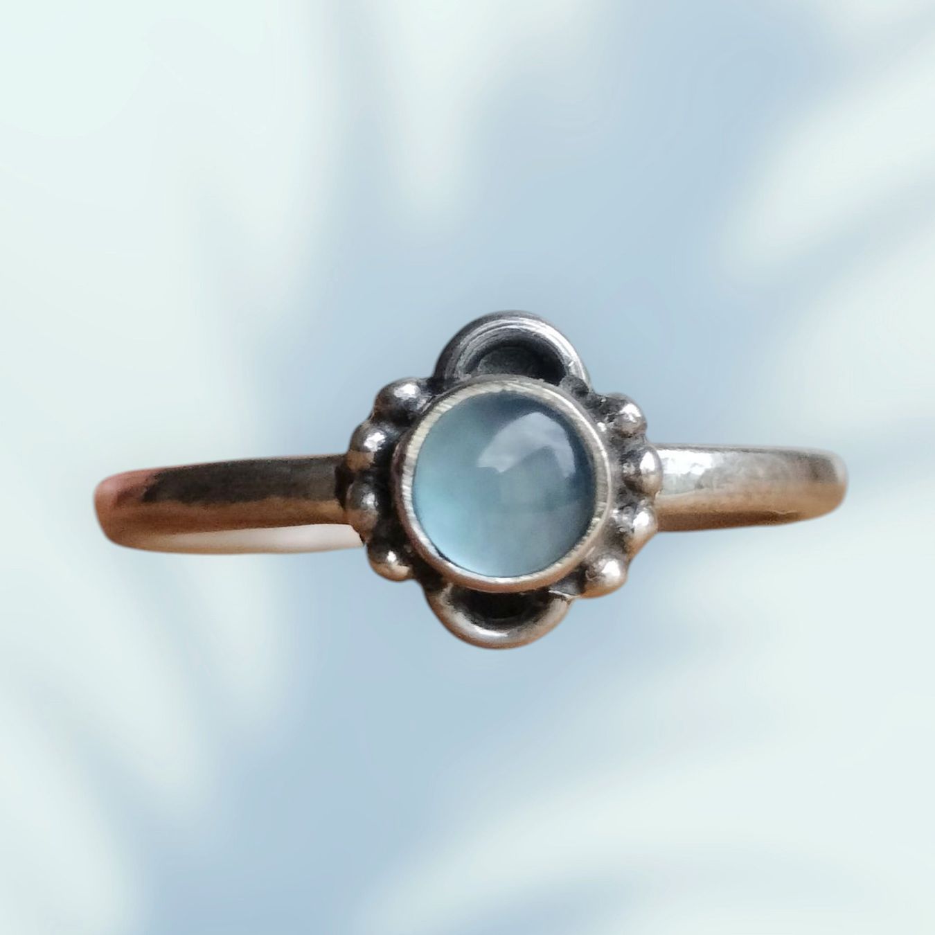 Anelli: Silber Ring 925 mit Blauen Chalcedony – Nuovo (secondo la descrizione) da Schwyz venduto da els_7cys