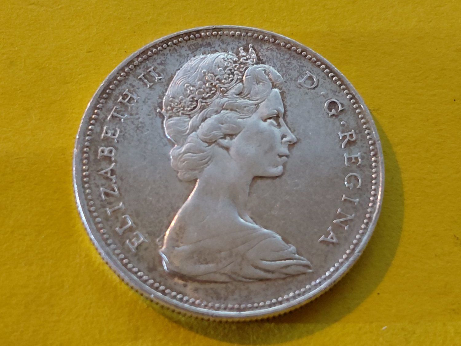 Alle Münzen: Kanada 1 Dollar "Kanu" 1966 Silber – Gebraucht aus Buchs SG von numispatica 1