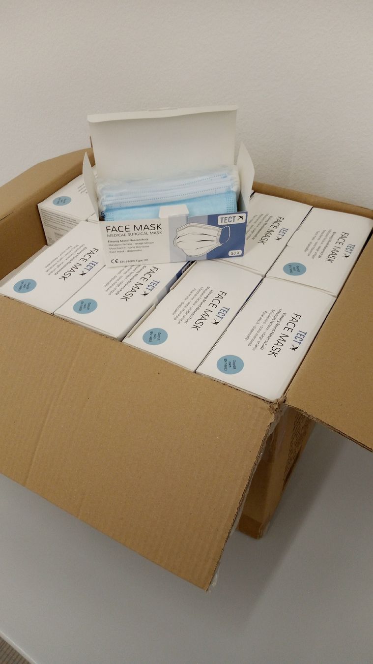 Prodotti per la cura medica: TECT Medizinische Masken – Nuovo e nell'imballaggio originale da Basel venduto da Fahrenheitcycling 1
