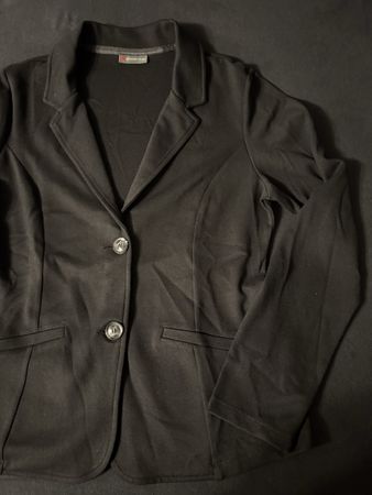Street One Damen Blazer-Oberteil Schwarz Gr. 36