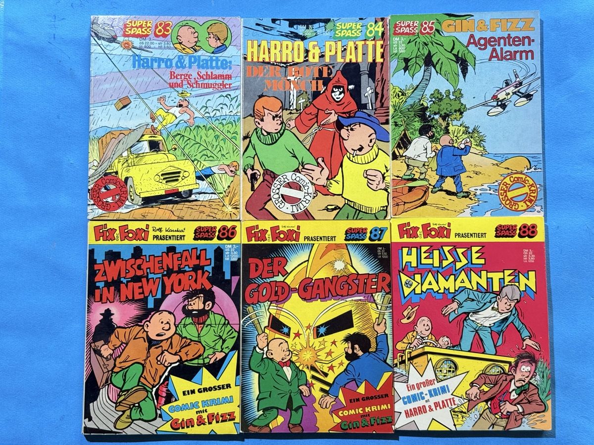 Comics: 6 Comic-Hefte, Super Spass, Für Gross & Klein. – Gebraucht aus Zuerich von SonderArt-Wertgut