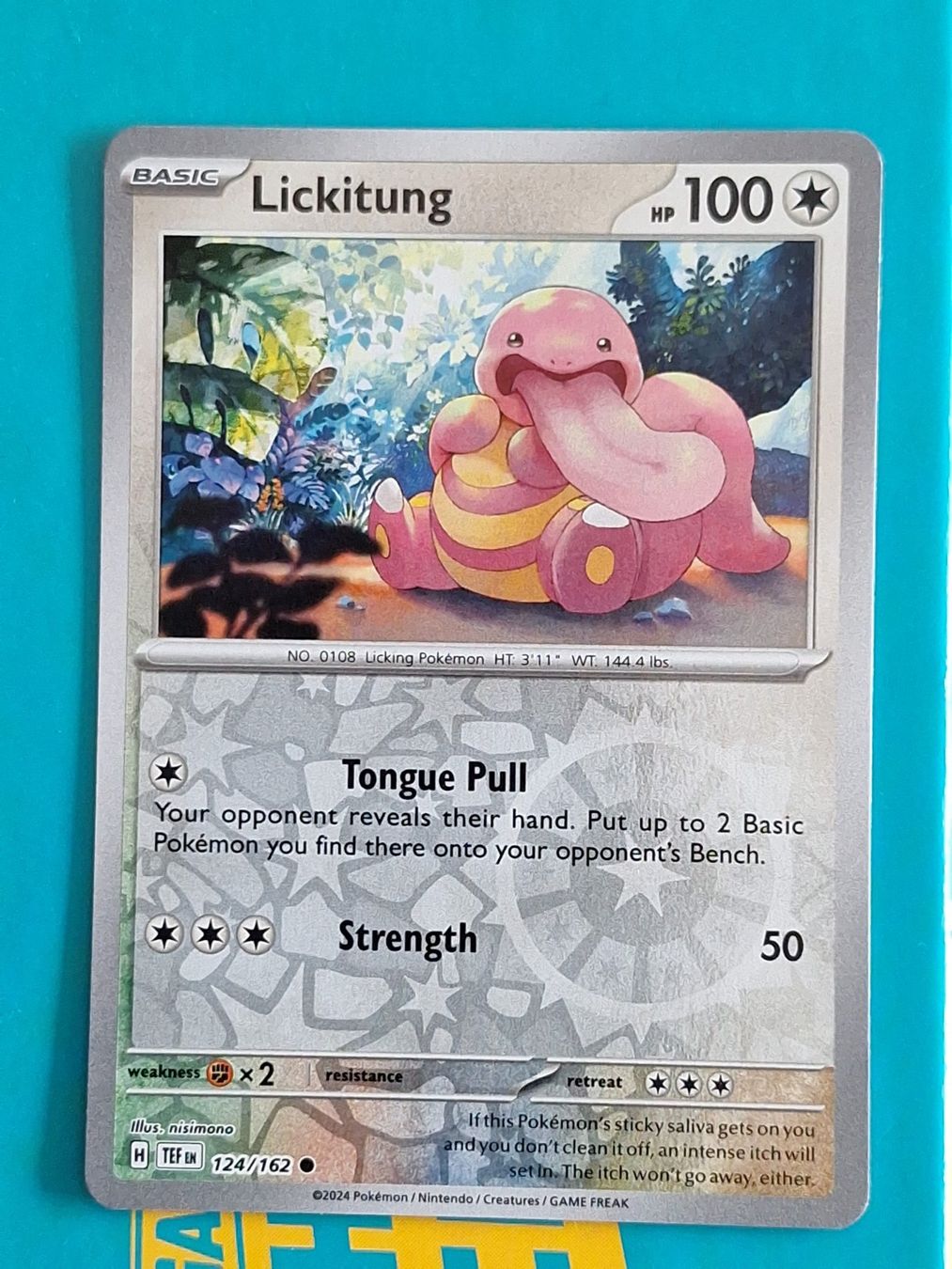 Pokémon Carte collezionabili: Lickitung - Pokemon Temporal Forces Reverse Holo - #2.6 – Usato da Altstätten SG venduto da GGsGameshop