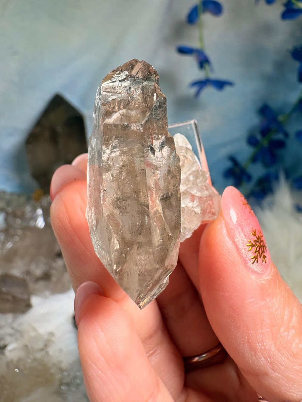 Pietre preziose: Rauchquarz Gwindel Grimelpass – Nuovo e nell'imballaggio originale da Neuheim venduto da m.hald 7