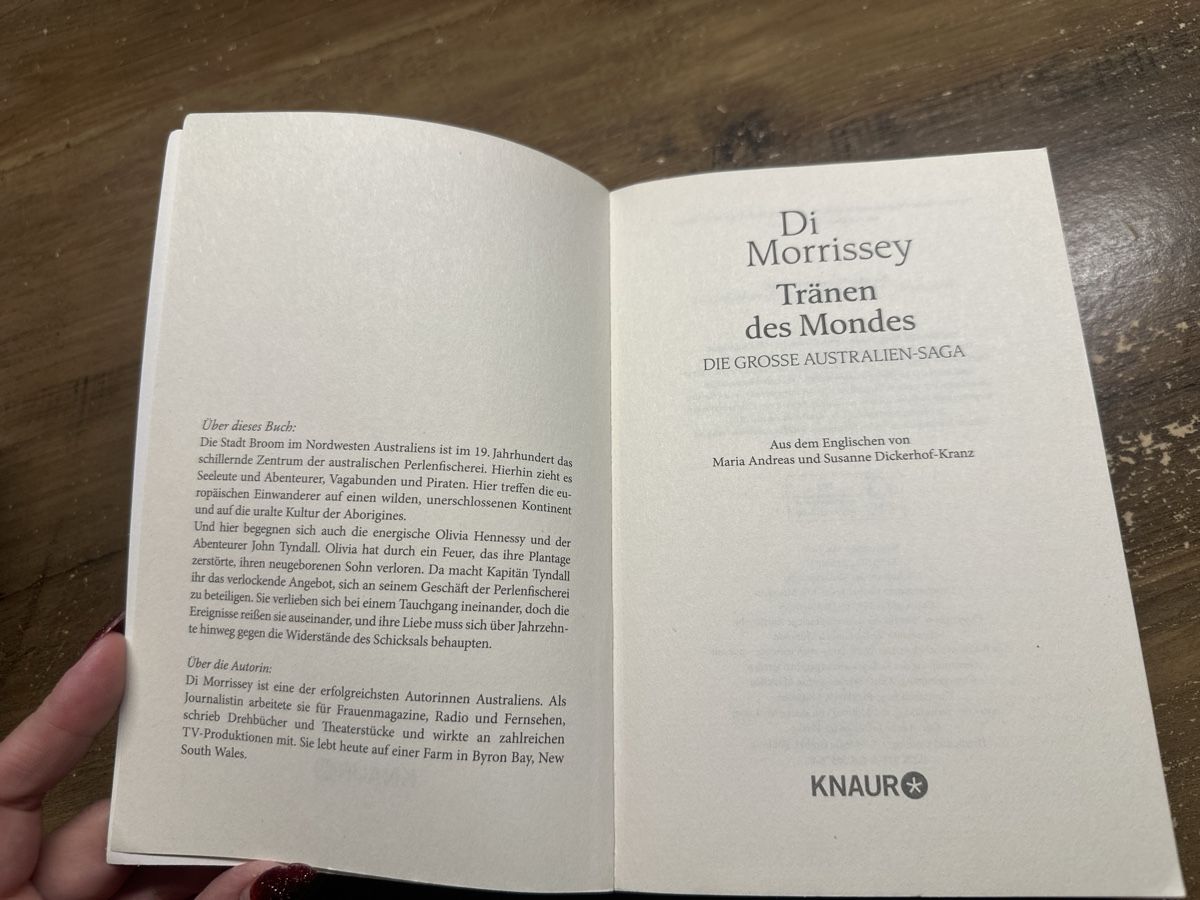 Livres: Buch: Tränen des Mondes  – D'occasion à Buus par 2019dp 5