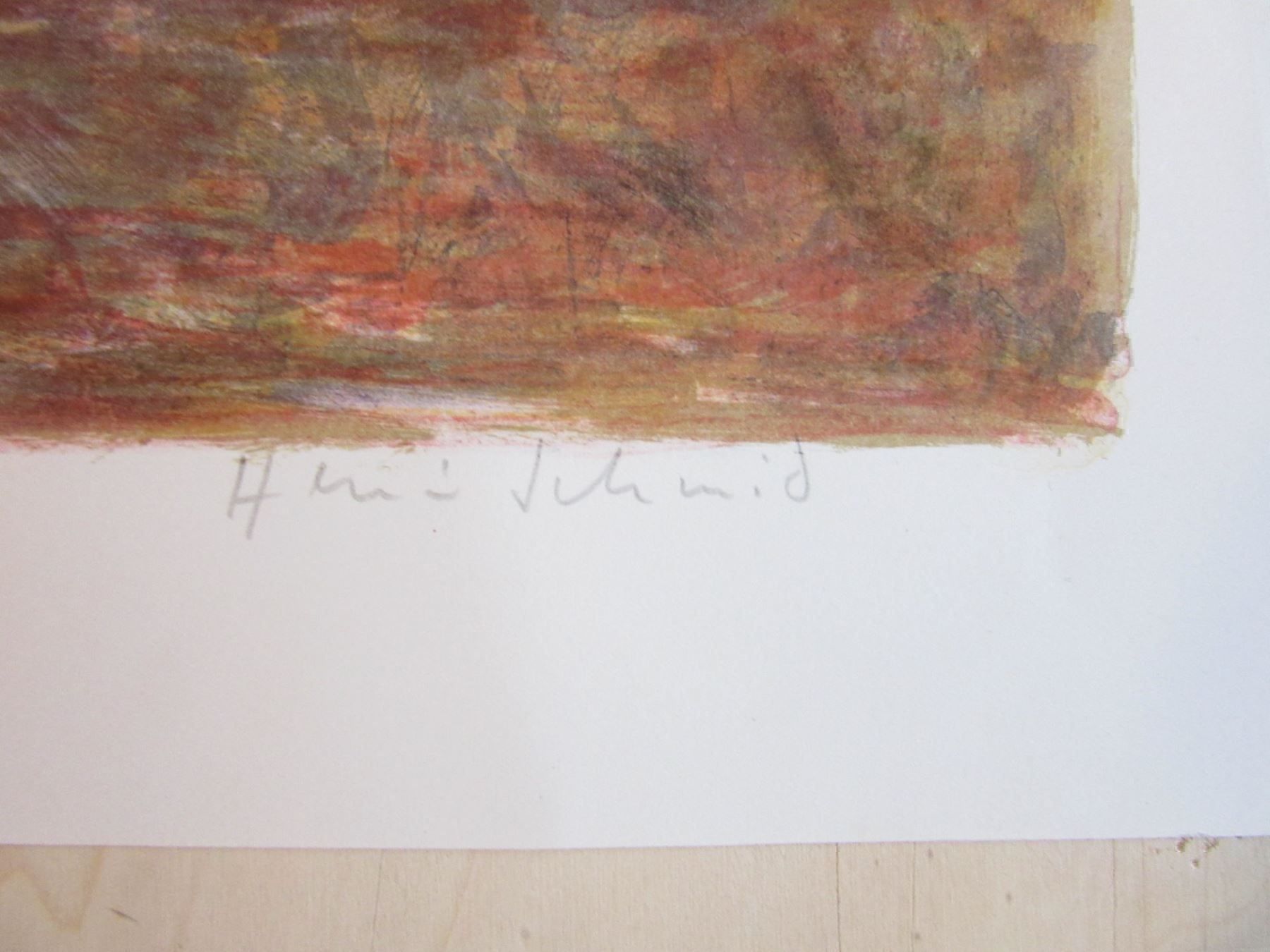 Grafica & Litografie: HENRI SCHID LITHOGRAPHIE SIGNIERT – Usato da Gersau venduto da grafik-kunst 1
