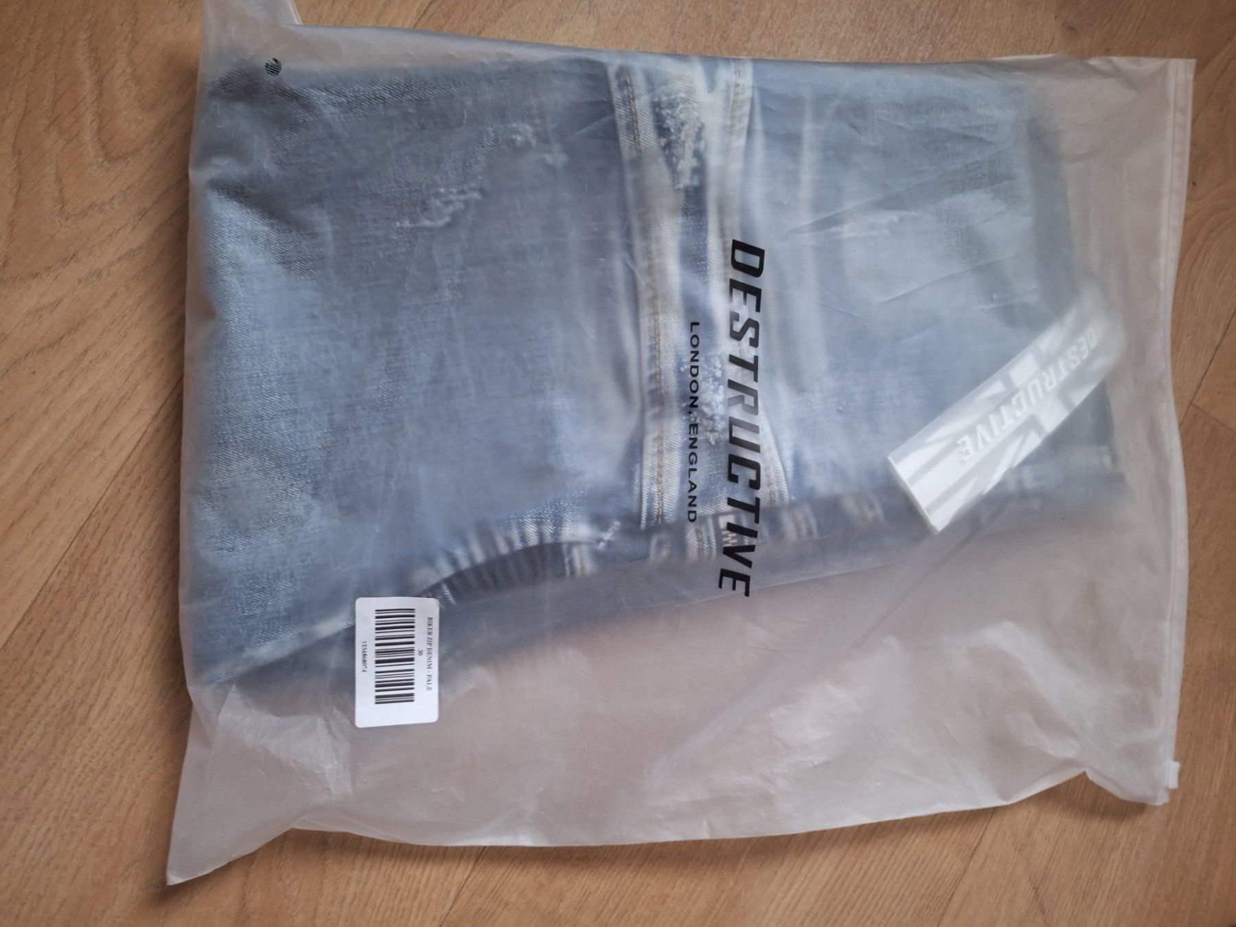 Jeans: Destructive Biker Zip Denim Jeans Gr.30 – Nuovo e nell'imballaggio originale da Zürich venduto da Yamiyam8 4