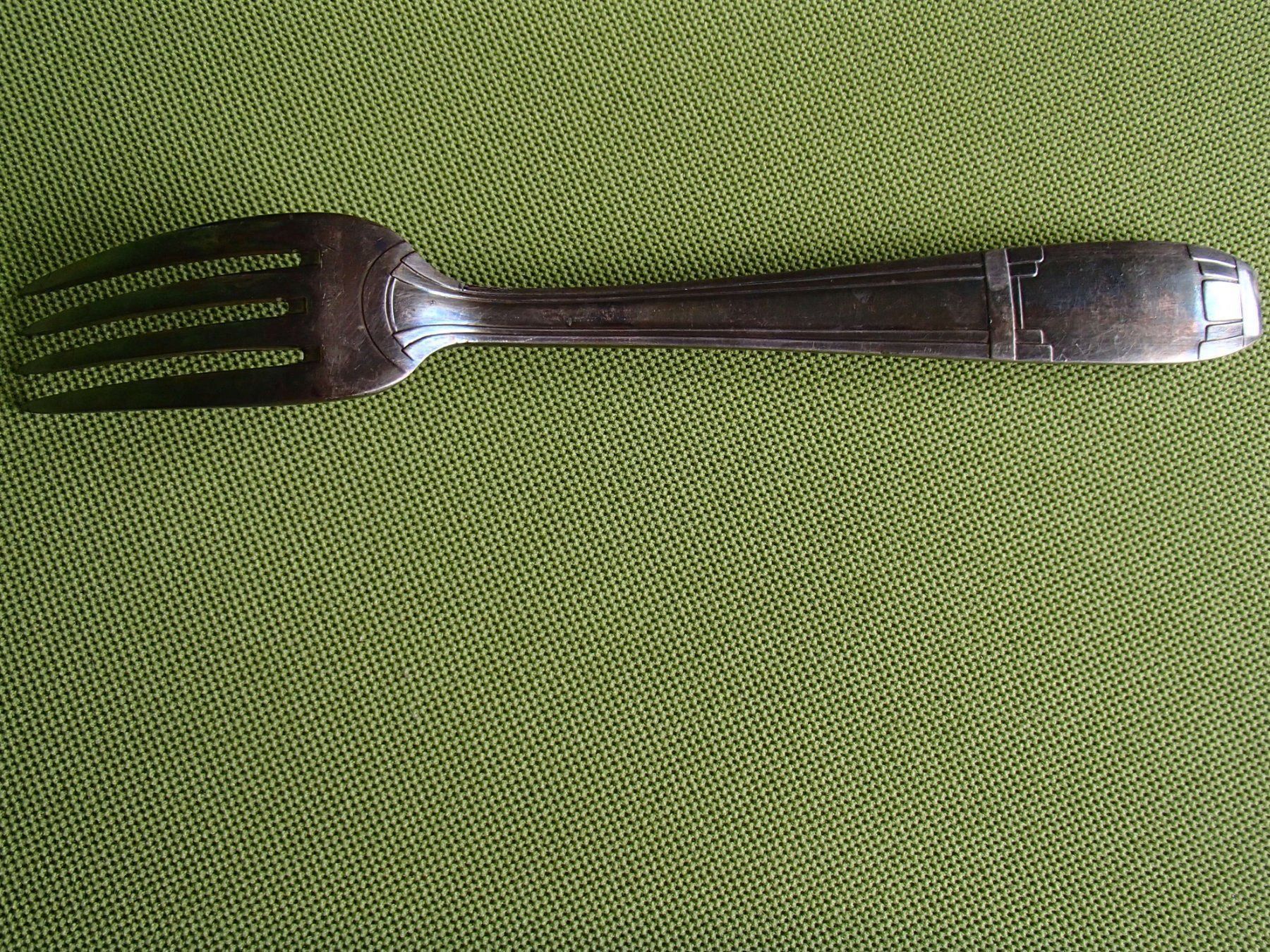 Set di posate: versilberter ART DECO Löffel und Gabel gestepelt PG – Usato da Schöfflisdorf venduto da pullux 7