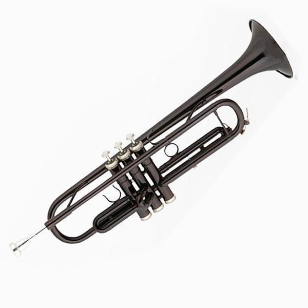 Strumenti musicali: Schwarze Trompete mit Koffer, neu! – Nuovo (secondo la descrizione) da Thun venduto da Newnewshop 6