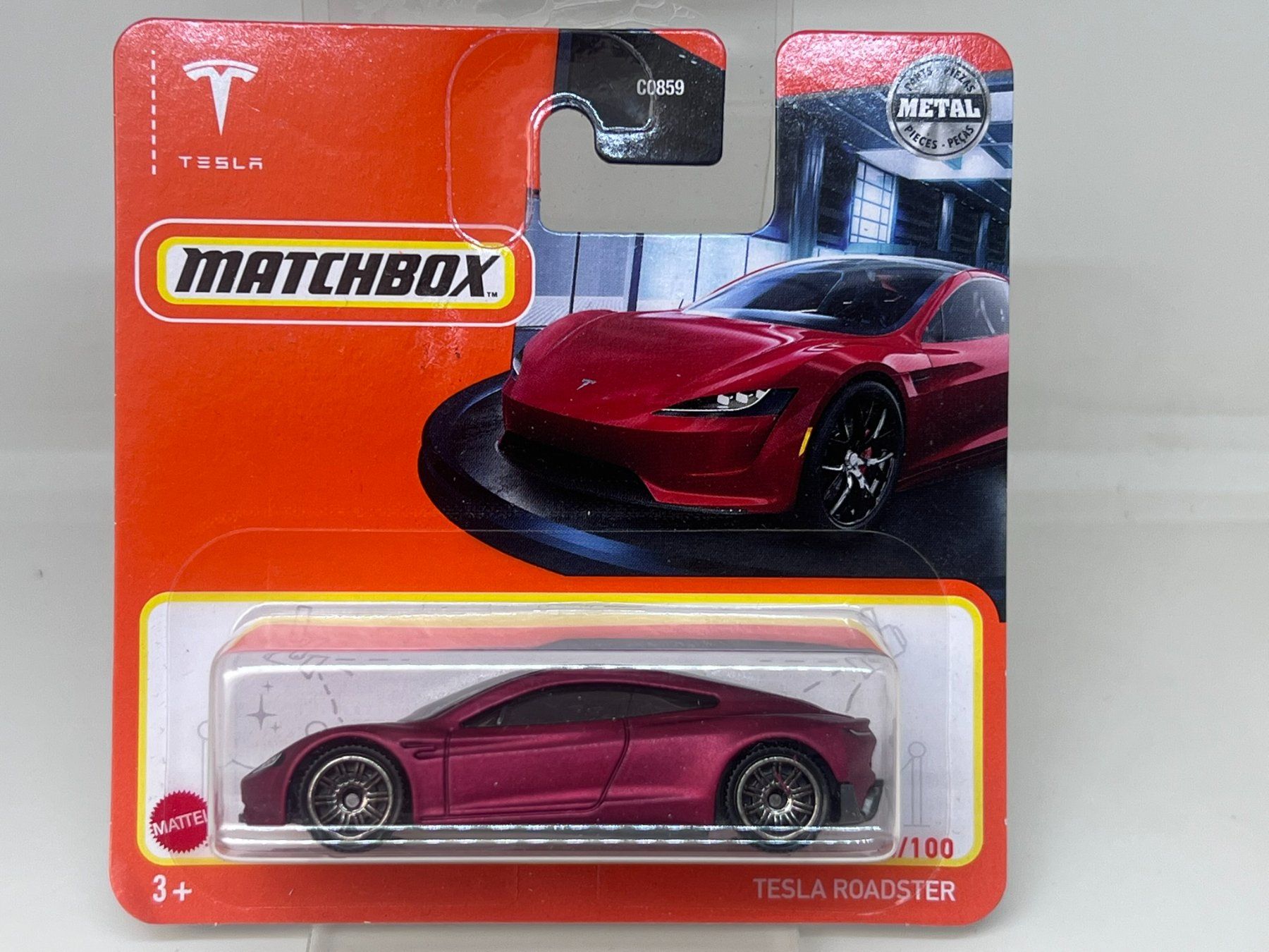 Matchbox Voitures modèles: Matchbox Tesla Roadster – Neuf avec emballage d'origine à Wildegg par LaaBoutique