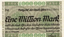 Essen 1 Mil. Mark 12.08.1923 VZ+