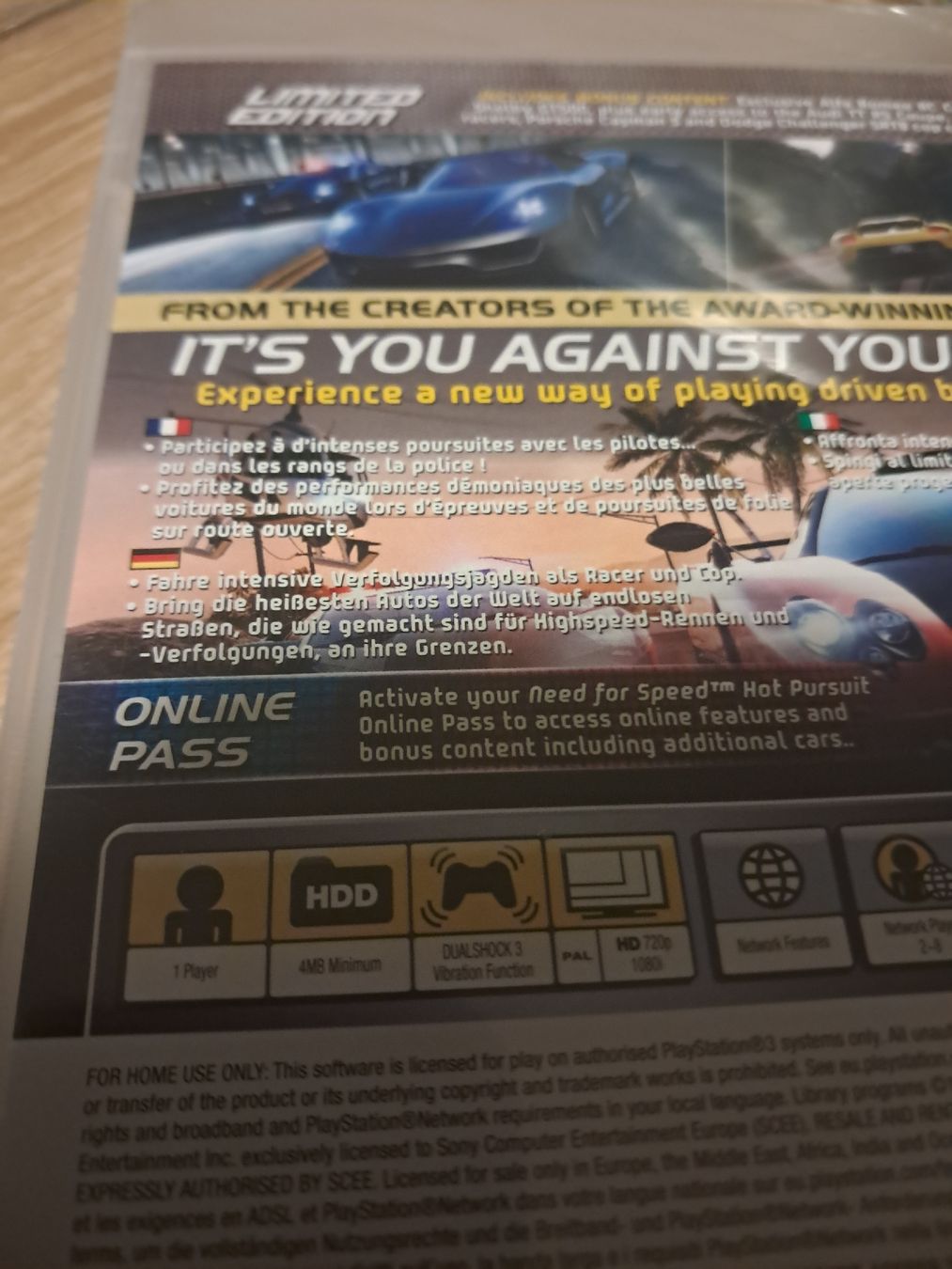 Jeux: ps3 Game Need  for Speed – D'occasion à Einsiedeln par Biberchrouser76 2