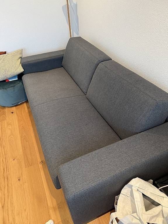 Micasa Sofas: Graues Schlafsofa mit Bettfunktion! – Gebraucht aus Sissach von ruppi11 1