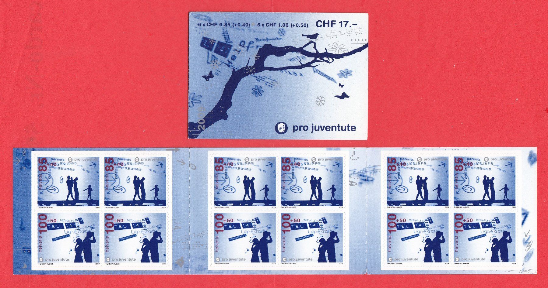 Tutti i francobolli: 2009  Pro Juventute 1x Markenheft  ** Postfrisch ** – Nuovo (secondo la descrizione) da Adliswil venduto da Aenti