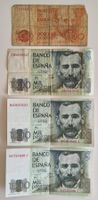 Lot de 4 billets espagnols - 200 et 1000 pesetas