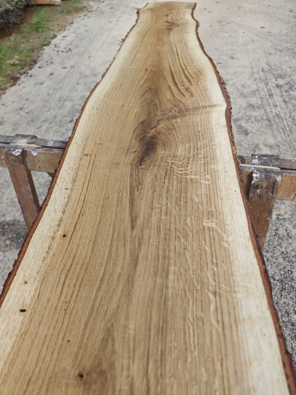 Articoli in legno: E3 Eichenbrett massiv 30 mm – Luftgetrocknet – Nuovo (secondo la descrizione) da Brittnau venduto da Toebiholz 4