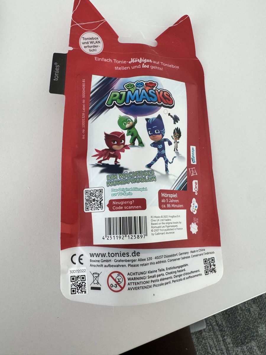 Hörbücher: PJ MASKS Tonie – Neu und originalverpackt aus Allschwil von KYJS 1