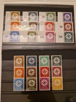 Deutsches Reich Hakenkreuz Dienst beide Sets POSTFRISCH