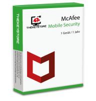 McAfee Mobile Security + VPN 1 Gerät für 1 Jahr