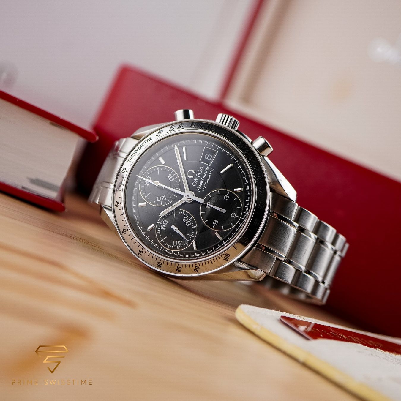 Omega Orologi: Omega Speedmaster Date / 3513.50 /Full Set/2002/Serv'25 – Usato da Luzern venduto da PrimeSwissTime 2