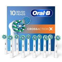 Oral-B CrossAction Aufsteckbürsten, 10 Stk. Packung - Neu!