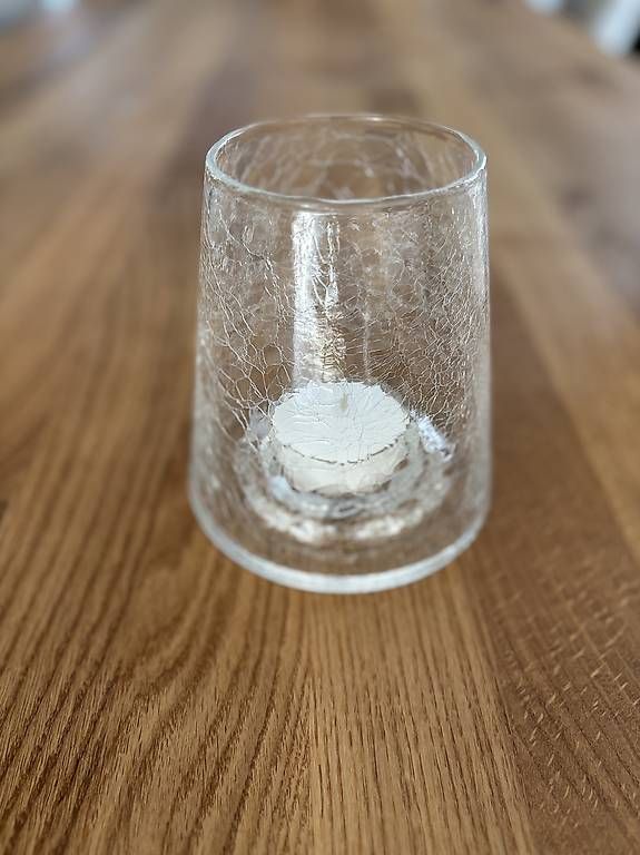 Kerzenständer: Glasi Hergiswil CRACLET WINDLICHT  – Gebraucht aus Dagmersellen von sim_n826
