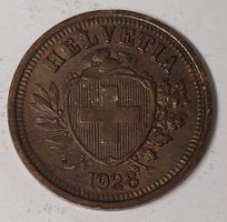 1 RAPPEN / SCHWEIZ 1928