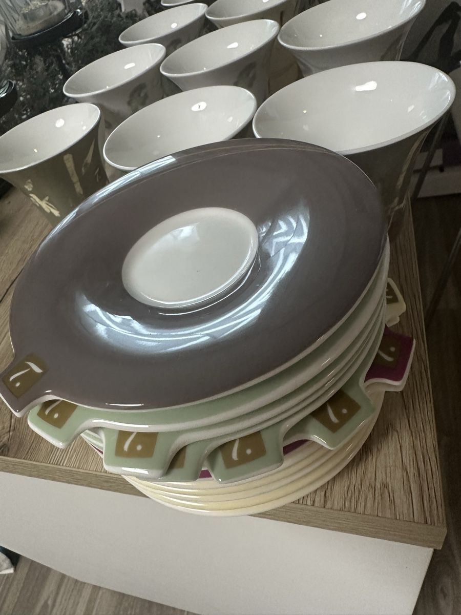 Set di piatti: Teeservice/Kaffeeservice mit Drachenmuster, 12 Personen – Usato da Bettlach venduto da Kkalena 3