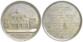 Rom, Pius IX., Silbermedaille 1866, RRR!