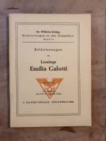 Emilia Galotti Lessing Bange