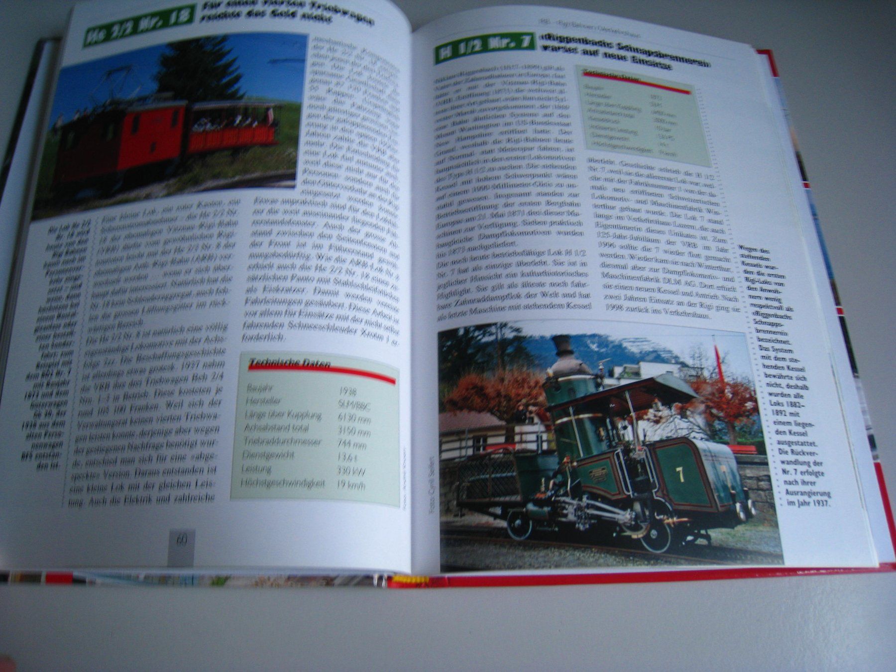 Libri: Historische Loks + Triebwagen 1+2, Edition Lan 2013 + 2014 – Usato da Buchs ZH venduto da swiss-train 7