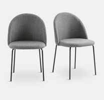 2er Set Esszimmerstühle GRAU von La Redoute