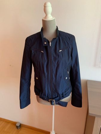 TAIFUN stylische Jacke blau metallic 36