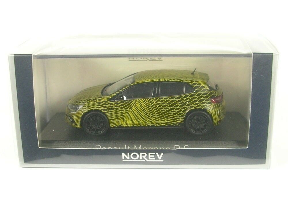 Renault Modellini d'auto: Renault Megane IV R.S. Test Version GP Monaco 2017 gelb- – Nuovo e nell'imballaggio originale da Gerlafingen venduto da espero88 9