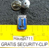 DE TOMASO ASUTO LOGO ENAMEL PIN KLEI-FEIN MIT SECURITY-CLIP