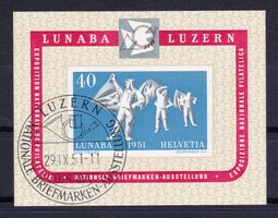 W32 Lunaba Block gestempelt, SBK 180.-