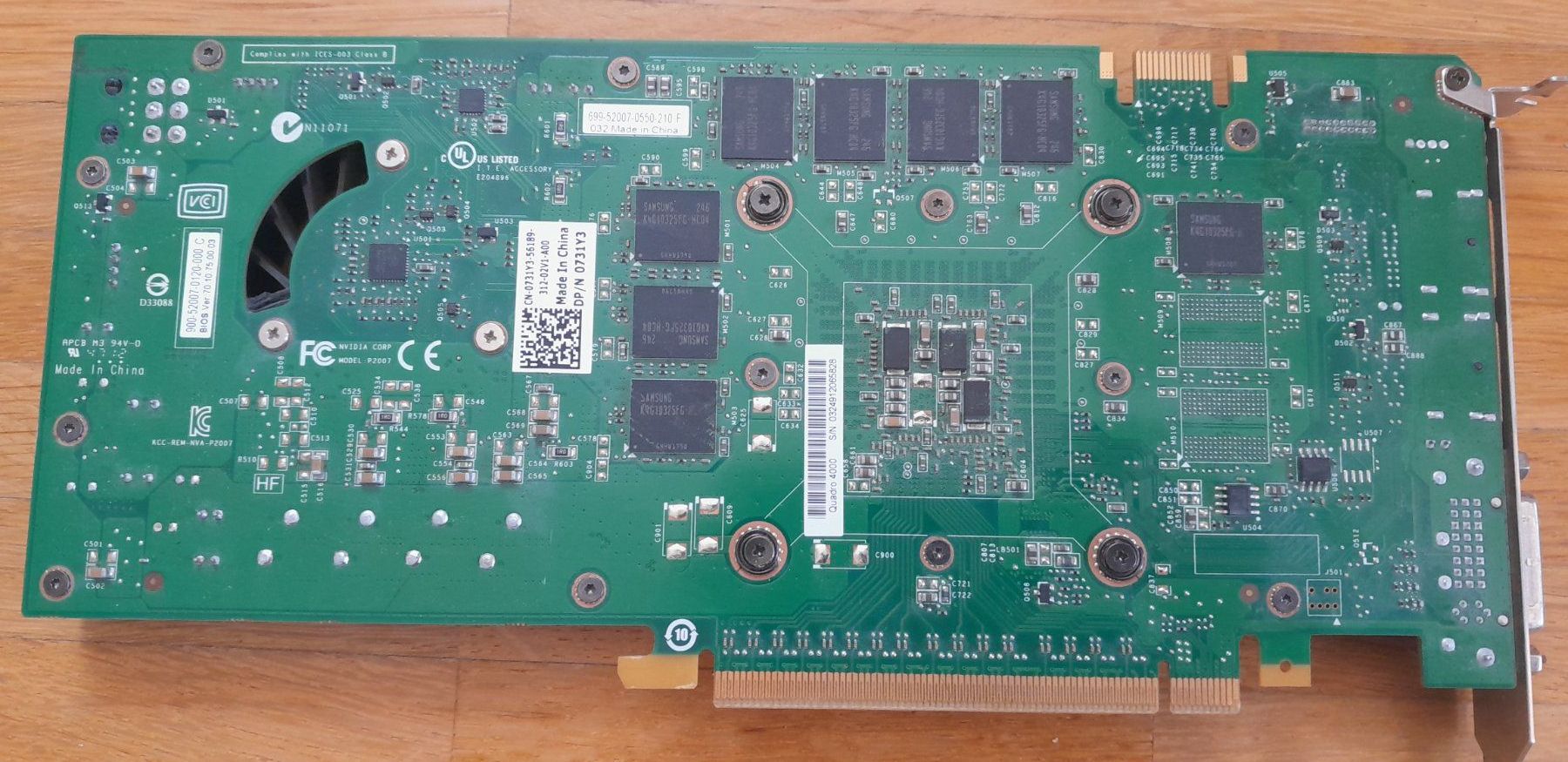 Nvidia Grafikkarten: Nvidia Quadro 4000 – Defekt aus Zollikofen von Nyfos 2