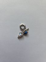 Charm-Anhänger Astronaut & Planet - 925 Silber