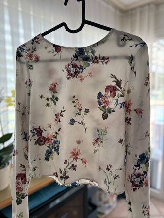 Camicetta ZARA floreale manica lunga taglia S