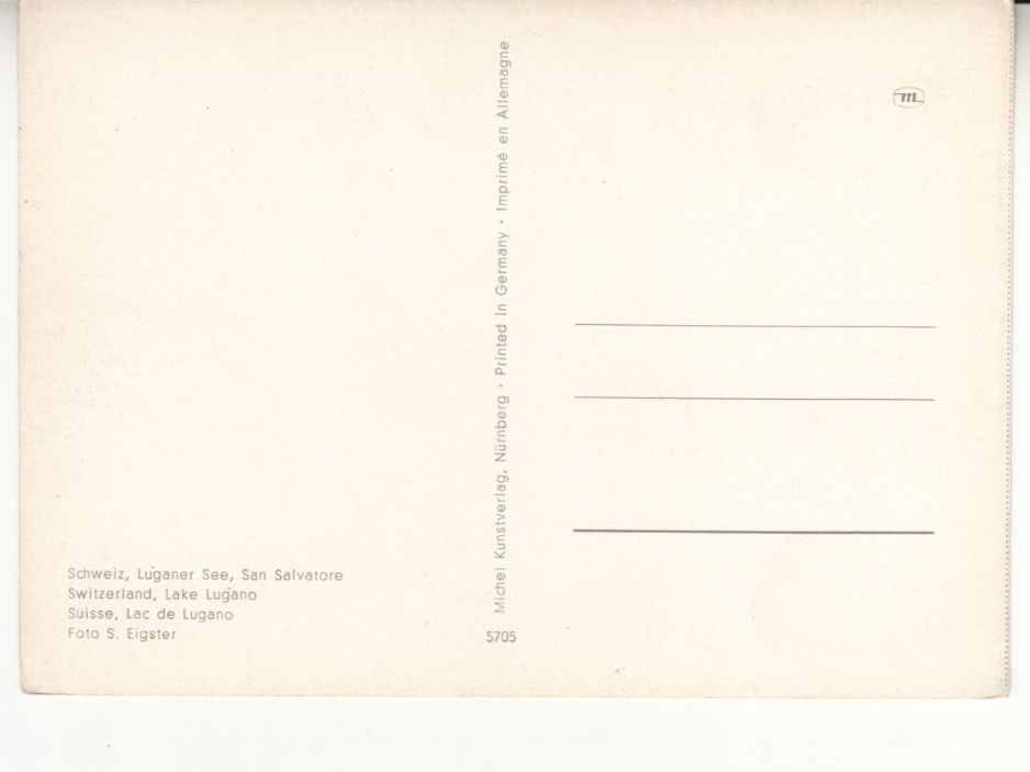 Cartes postales: Luganersee ca. 1970 – D'occasion à Bürglen TG par StampGraf 1