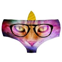 😸 Lustige Damen-Panties mit Brillen-Büsi 3D Print 👓💫
