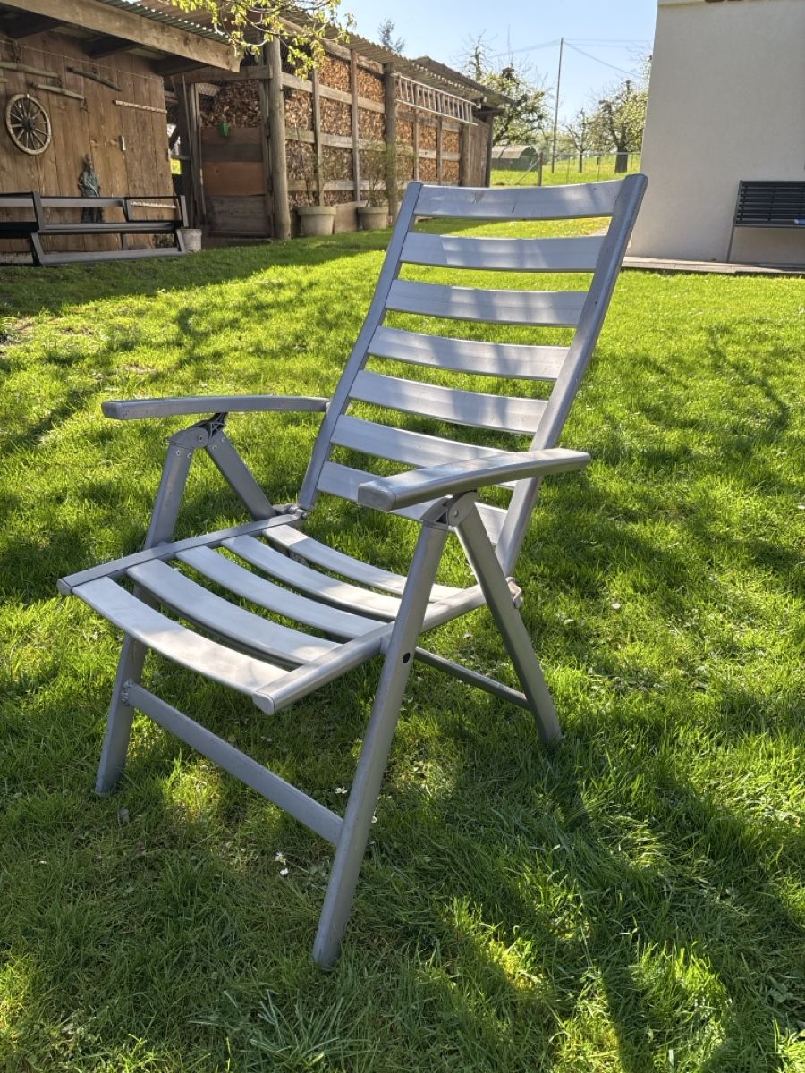 Sedie: Gartenstuhl aus Aluminium – Usato da Oberhasli venduto da kma_7lcb